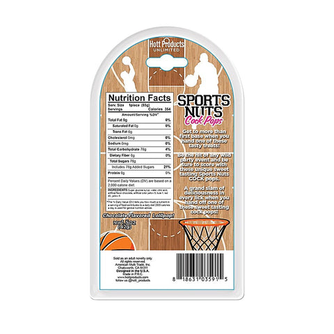 Premium Sports Nuts Cock Pop by Hott Products - Party Gifts and Novelties