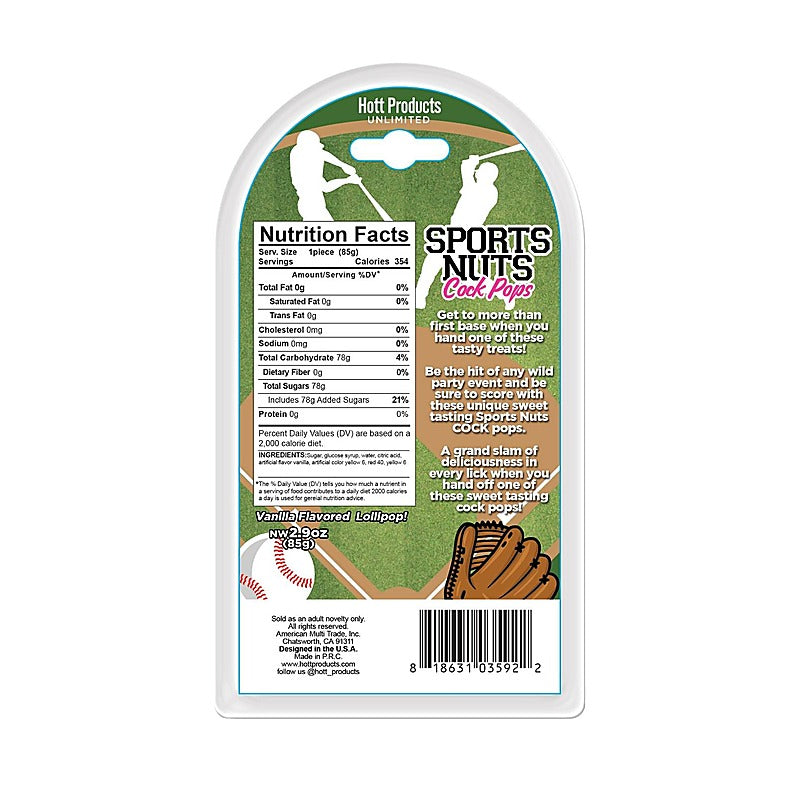Premium Sports Nuts Cock Pop by Hott Products - Party Gifts and Novelties