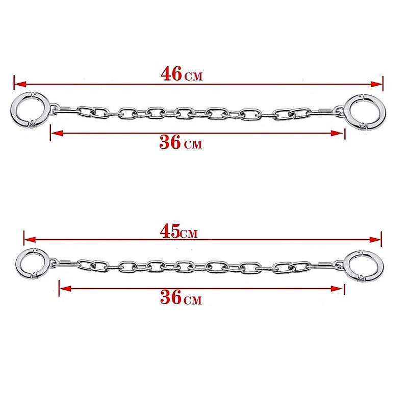Class Stainless Steel BDSM Play Toe Cuffs by BDStyle - Steel Sex Toys