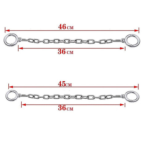 Class Stainless Steel BDSM Play Toe Cuffs by BDStyle - Steel Sex Toys