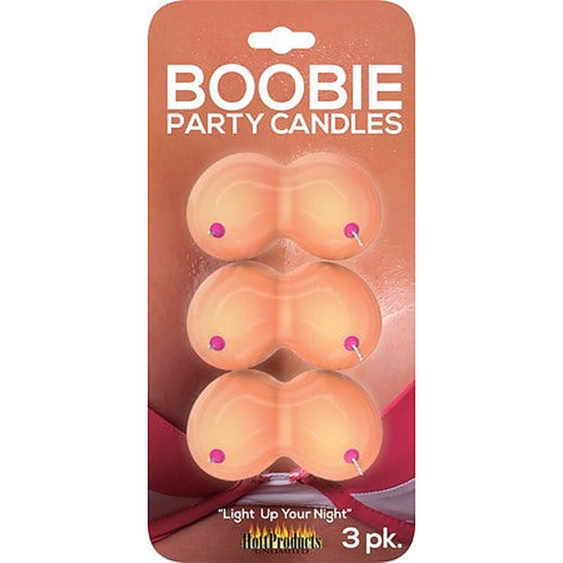 Boobie Shape Novelty Party Candles by Hott Products - Party Gifts and Novelties