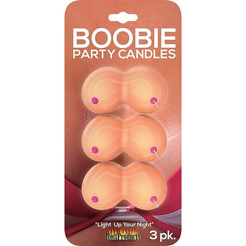 Boobie Shape Novelty Party Candles by Hott Products - Party Gifts and Novelties