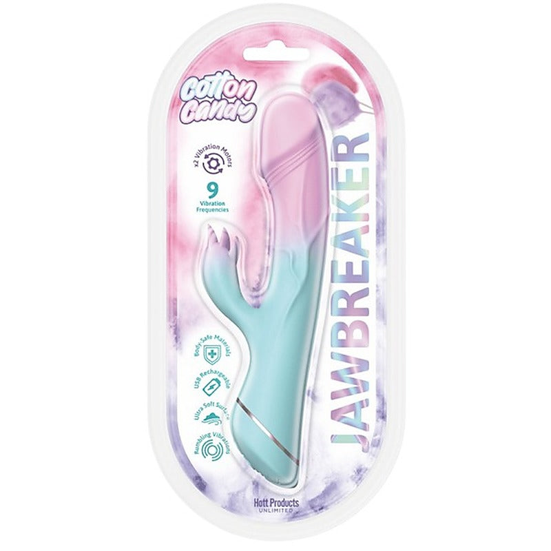 Jawbreaker USB Rechargeable Rabbit Vibrator by Hott Products - Rabbit Vibrators