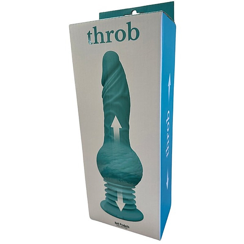 Throb 10 Function Thrusting Dildo Vibrator by Hott Products - Vibrating Dildos