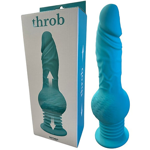Throb 10 Function Thrusting Dildo Vibrator by Hott Products - Vibrating Dildos