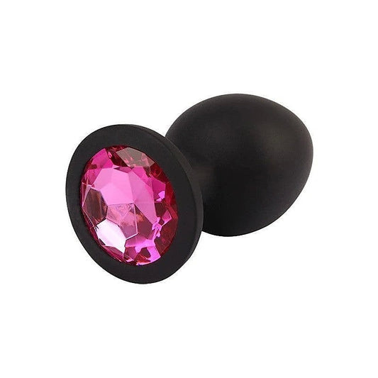 La Viva Booty Fantasy Diamond Butt Plug Collection 4 Piece Black - Butt Plugs