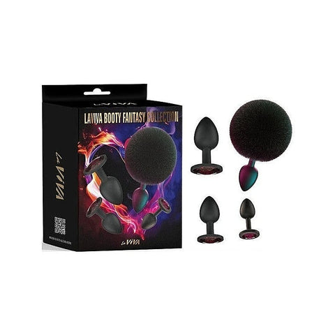 Booty Fantasy Diamond Butt Plug Collection 4 Piece - Butt Plugs