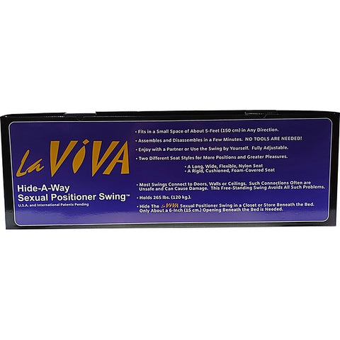 La Viva Hide a Way Sexual Position Free Standing Sex Swing - Sex Swings And Slings