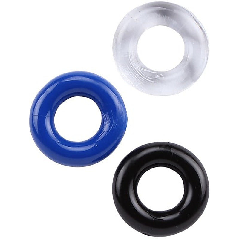 3Some Stretchy Cock Rings Set by La Viva - Stretchy Cock Rings
