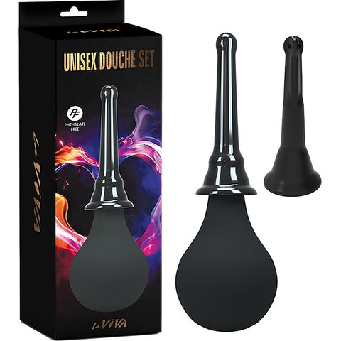 La Viva Premium Unisex Silicone Douche Set - Enemas and Douches