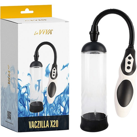 Vaczilla X20 8 Function USB Rechargeable Penis Pump - Penis Pumps And Stretchers