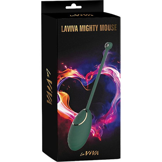 La Viva Mighty Mouse Remote Controlled Vibrating Love Egg Teal - Love Eggs and Kegel Exercisers