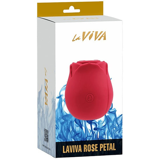 La Viva Glyde Rose Petal Suction Clitoral Stimulator - Clit Ticklers and Pulsators