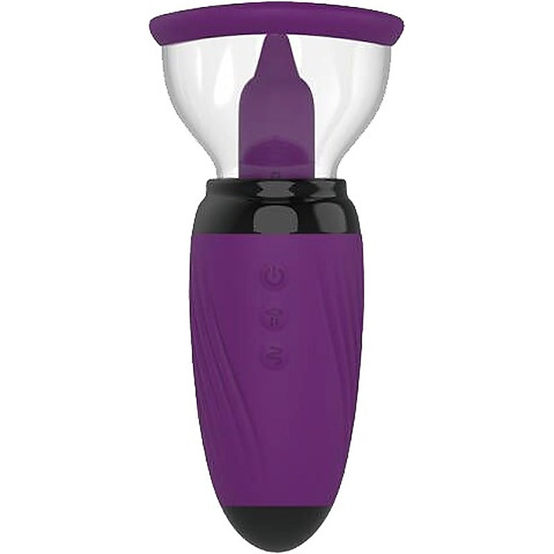 La Viva Clitonator Multi Function Clitoral Vibrator Purple - Clit Ticklers and Pulsators