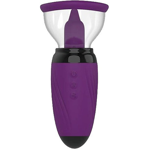 La Viva Clitonator Multi Function Clitoral Vibrator Purple - Clit Ticklers and Pulsators