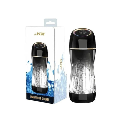 La Viva Manhandler Multi Function Rotating Male Stroker - Masturbators and Strokers
