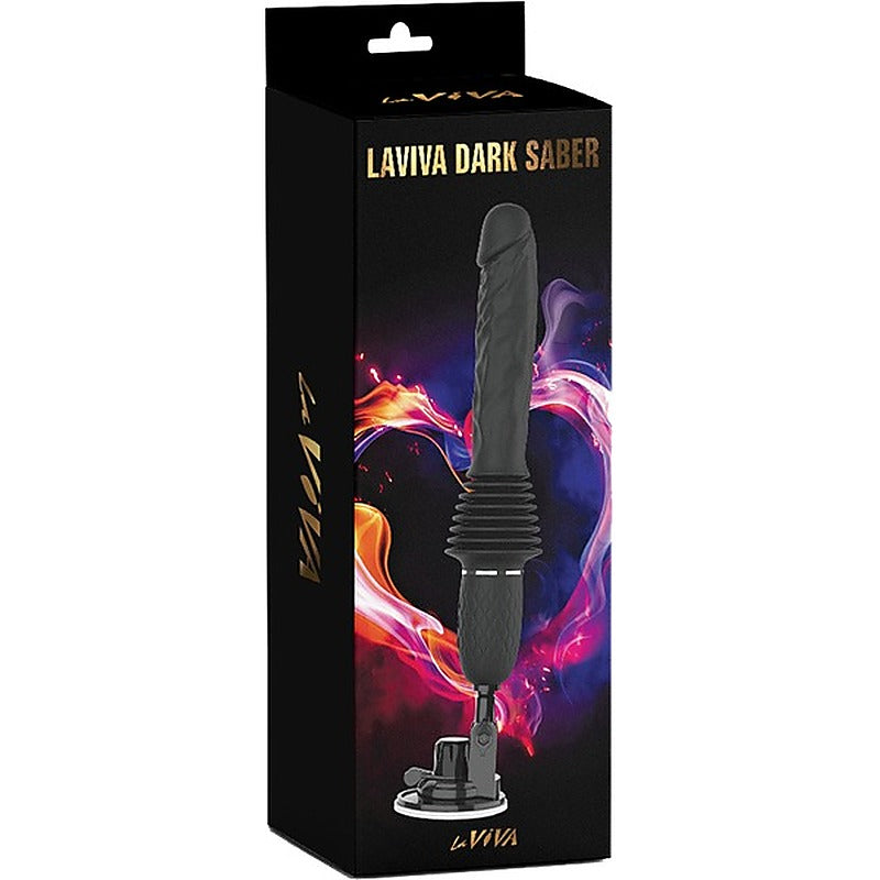 Dark Saber Multi Function Vibrating Dildo by La Viva - Vibrating Dildos