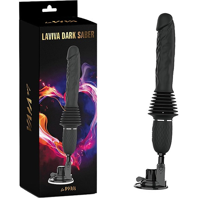 Dark Saber Multi Function Vibrating Dildo by La Viva - Vibrating Dildos