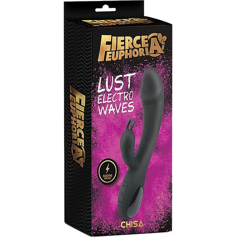 Fierce Euphoria Lust Electro Waves Rabbit Vibrator - Rabbit Vibrators