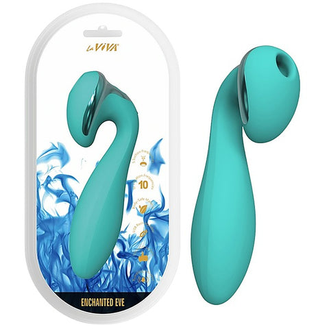 Enchanted Eve Clitoral Suction Vibrator by La Viva - Clit Ticklers and Pulsators