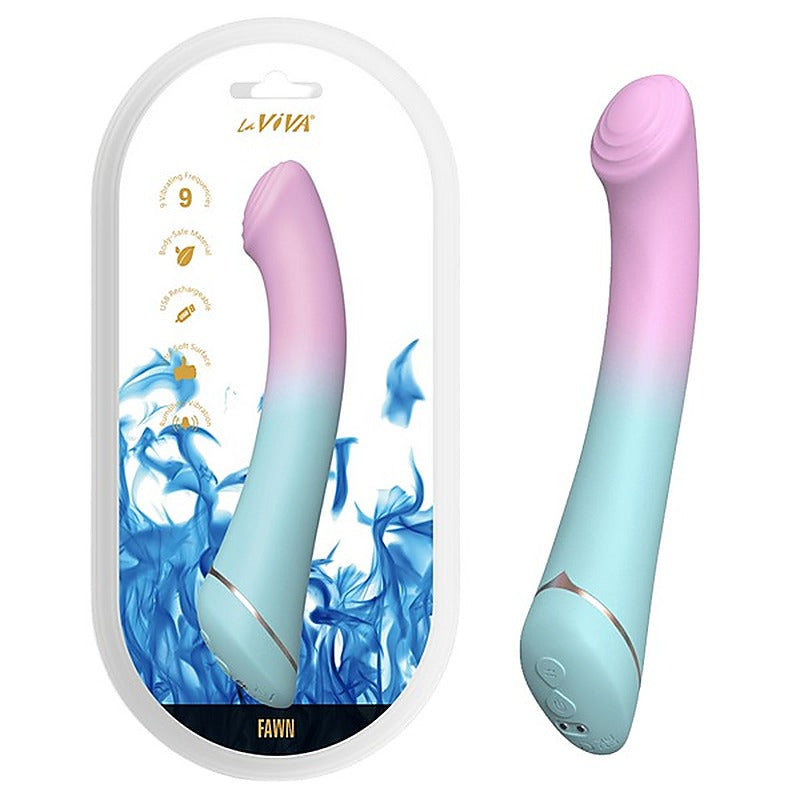 Fawn Rechargeable 9 Function G Spot Vibrator By La Viva - G-Spot Vibrators