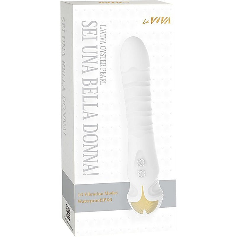La Viva Sei Una Bella Donna 10 Thrusting Mode G Spot Vibrator White - G-Spot Vibrators