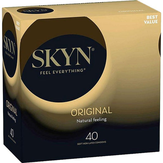 Skyn Original Natural Feeling 40 Soft Non Latex Condoms - Condoms