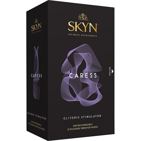 Skyn Caress 10 Function Rechargeable Clitoral Stimulator - Clit Ticklers and Pulsators