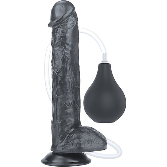 Squirt Extreme Realistic Looking Dong Black - Realistic Dildos