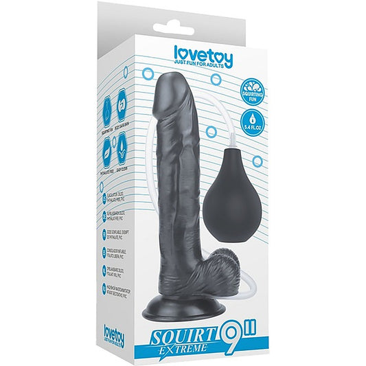 Squirt Extreme Realistic Looking Dong Black - Realistic Dildos