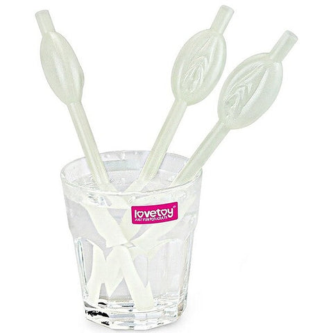 Professional 9 Pack Pussy Straws by Lovetoy - Party Gifts and Novelties