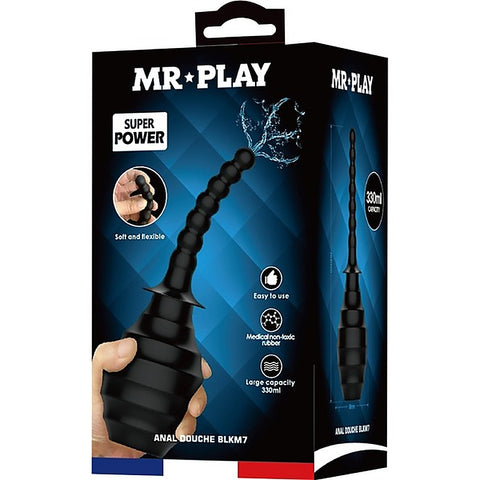Mr Play Anal Douche BLKM7 With Flexible Nozzle by Baile - Enemas and Douches