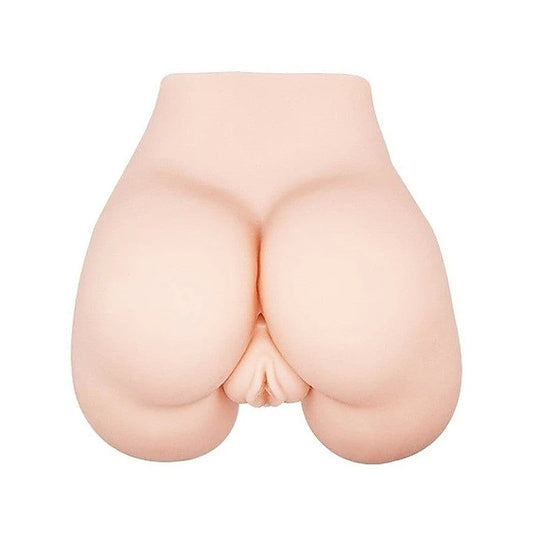 Crazy Bull Back door Vibrating Vagina & Anal Stimulator Flesh - Realistic Butts And Vaginas