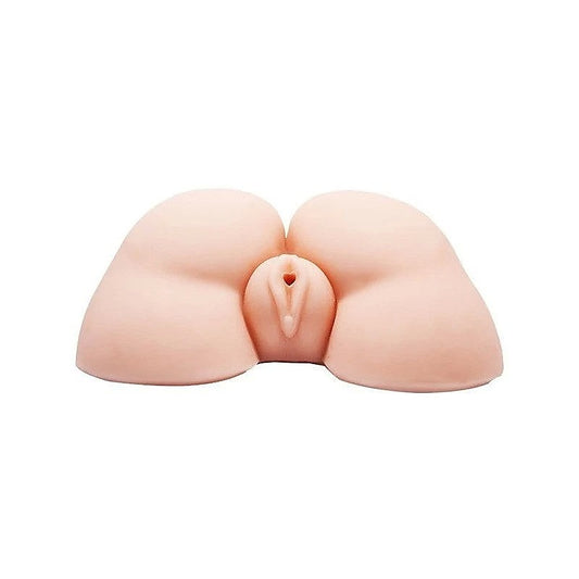 Crazy Bull Back door Vibrating Vagina & Anal Stimulator Flesh - Realistic Butts And Vaginas
