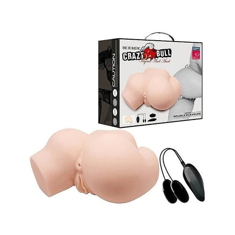Crazy Bull Double Pleasure Realistic Vagina & Anal - Realistic Butts And Vaginas