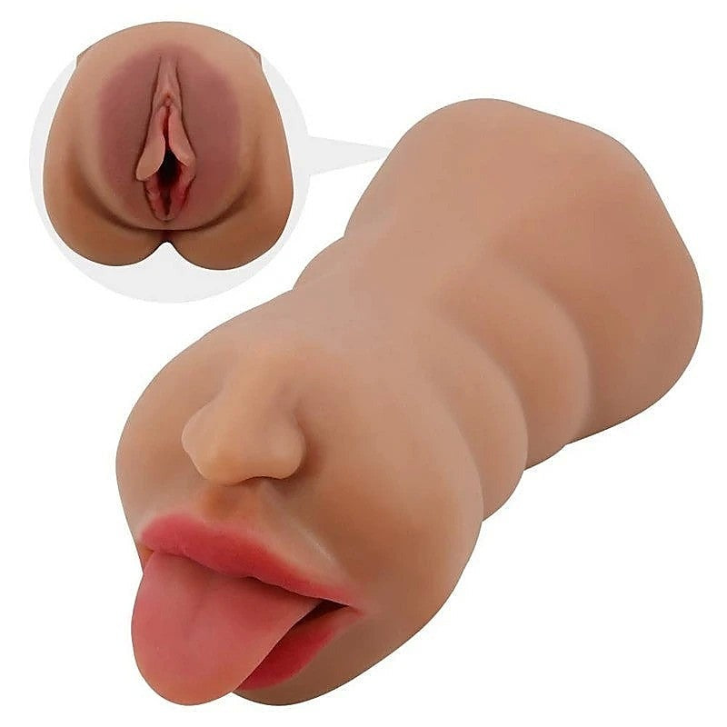 Crazy Bull Sarah Dual Channel Male Masturbator - Realistic Butts And Vaginas