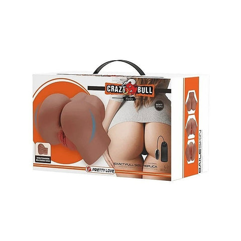 Crazy Bull Hailey Double Entry Realistic Vibrating Male - Realistic Butts And Vaginas