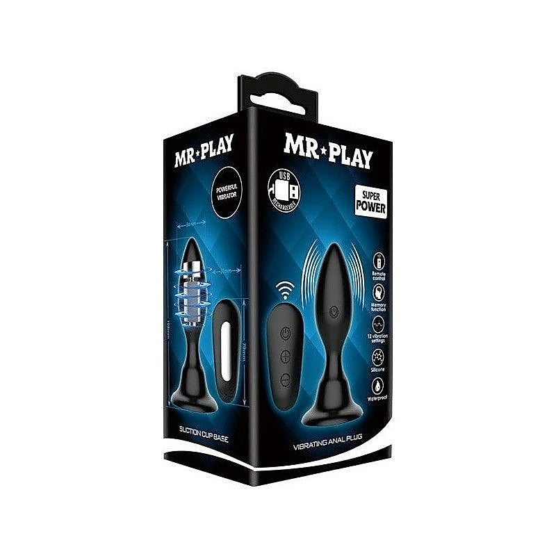 Remote Control Vibrating Anal Plug by Baile - Butt Plugs