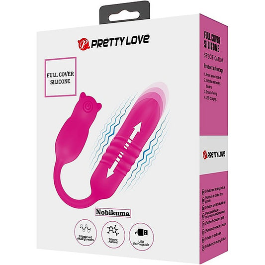Pretty Love Nobikuma Vibrating & Rechargeable Love Egg Massager Pink - Love Eggs and Kegel Exercisers