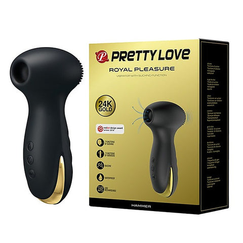 Pretty Love Hammer Rechargeable Clitoral Stimulator by Baile - Clit Ticklers and Pulsators