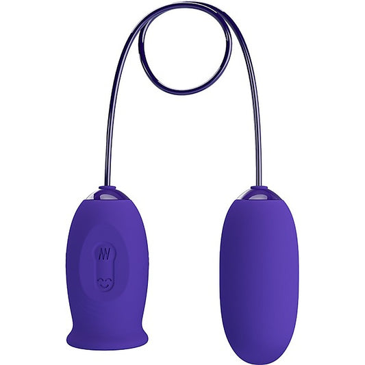 Pretty Love Daisy Youth Multi Function Vibrating Love Egg Purple - Love Eggs and Kegel Exercisers