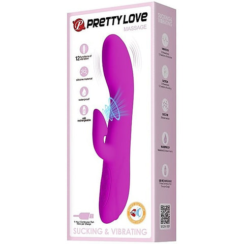 Pretty Love Flirt Rechargeable Rabbit Vibrator by Baile - Rabbit Vibrators