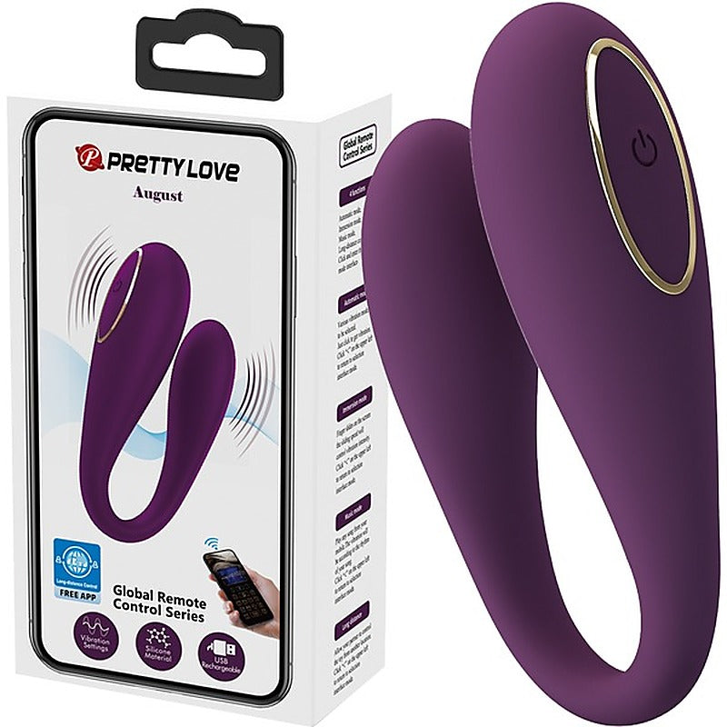 Pretty Love August App Control 12 Function G Spot Vibrator - G-Spot Vibrators