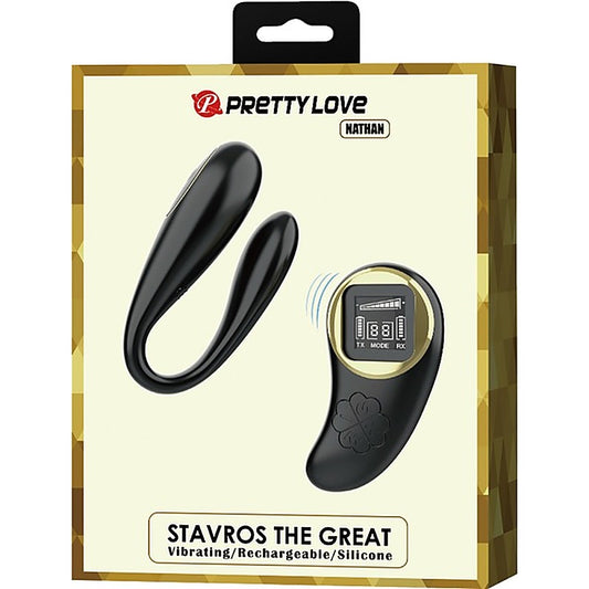 Stavros The Great Nathan Remote Control G Spot Vibrator Black - G-Spot Vibrators