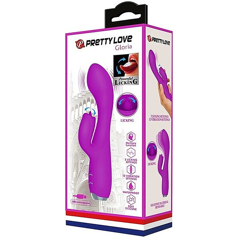 Pretty Love Gloria Silicone Rabbit Vibrator by Baile - Rabbit Vibrators