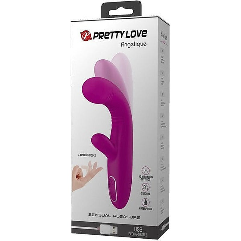 Pretty Love Rechargeable Angelique Rabbit G-Spot Massager - Rabbit Vibrators