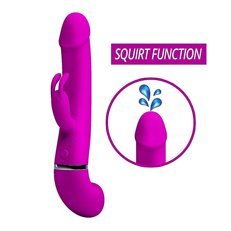 Rechargeable Squirting Henry Rabbit Vibrator by Baile - Rabbit Vibrators