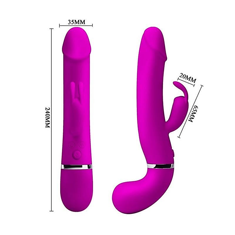 Rechargeable Squirting Henry Rabbit Vibrator by Baile - Rabbit Vibrators