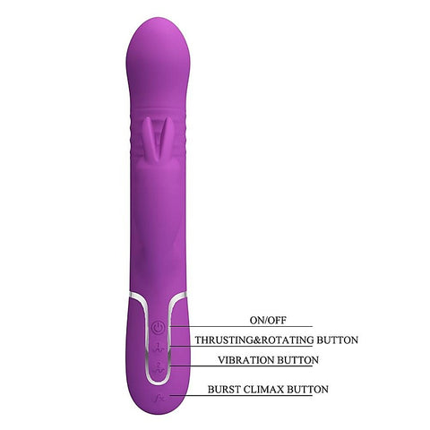 Pretty Love Coale 4-in-1 Multi-Function Twin Motor Rabbit - Rabbit Vibrators
