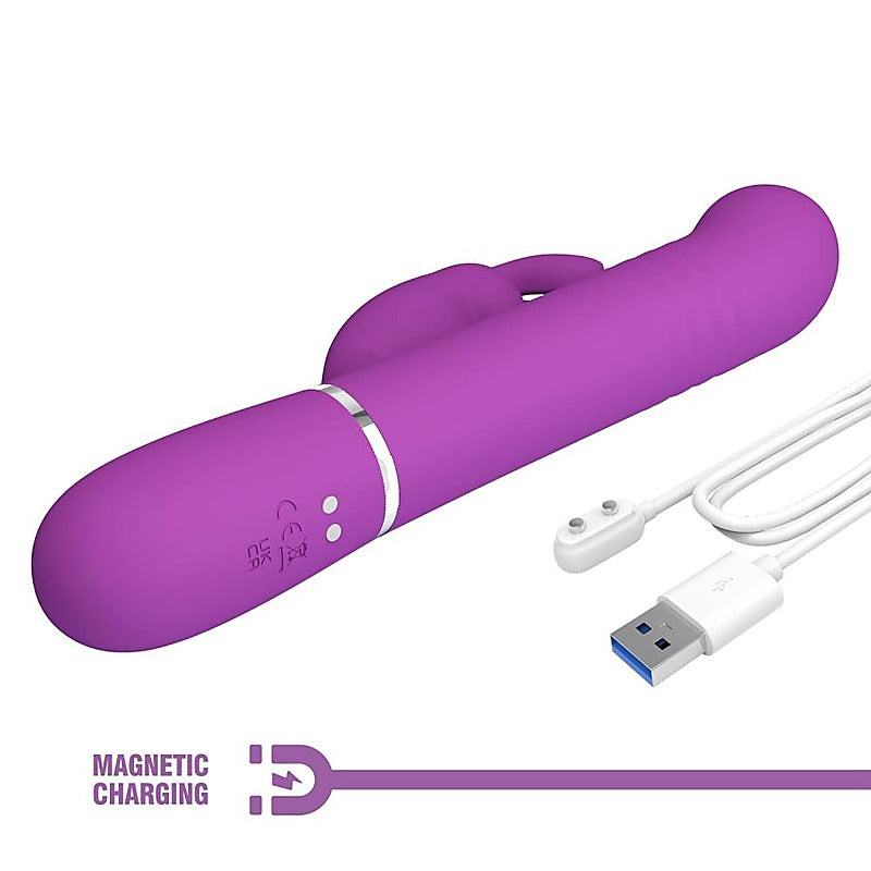 Pretty Love Coale 4-in-1 Multi-Function Twin Motor Rabbit - Rabbit Vibrators